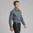 Stripes Blue Shirt : Business