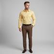 Self Design Lemon Shirt : Business