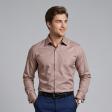 Self Design Brown Shirt : Business