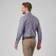 Self Design Mauve Shirt : Business