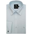 Self Design Light Green Shirt : Business