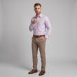 Self Design Mauve Shirt : Business