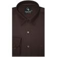 Plain Brown Shirt : Business