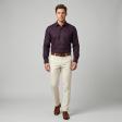 Plain Purple Shirt : Business