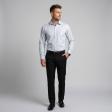 Self Design Blue Shirt : Business