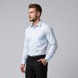 Self Design Blue Shirt : Business