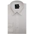 Self Design White Shirt : Business