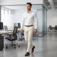 Self Design White Shirt : Business