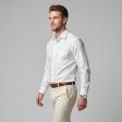 Self Design White Shirt : Business