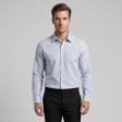 Self Design Blue Shirt : Business