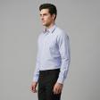 Self Design Blue Shirt : Business