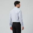 Self Design Blue Shirt : Business