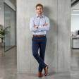 Self Design Blue Shirt : Business