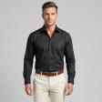 Self Design Black Shirt : Business