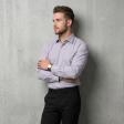 Self Design Mauve Shirt : Business