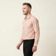 Self Design Peach Shirt : Business