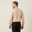 Self Design Peach Shirt : Business
