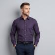 Self Design Purple Shirt : Business
