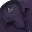 Self Design Purple Shirt : Business