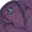 Self Design Maroon Shirt : Business