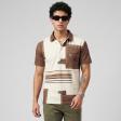 Print Brown T-shirt : Regular