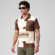 Print Brown T-shirt : Regular