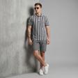 Stripes Gray T-shirt : Regular