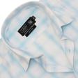 Checks Aqua Blue Shirt : Business
