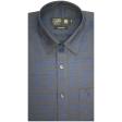 Self Design Dark Blue Shirt : Business