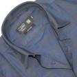 Self Design Dark Blue Shirt : Business