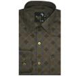 Print Brown Shirt : Party