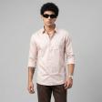 Print Peach Shirt : Party
