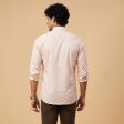 Print Peach Shirt : Party