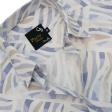 Print Blue Shirt : Party