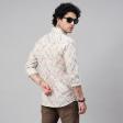 Print Brown Shirt : Party