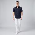 Combination Navy Blue Shirt : Ditto
