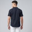 Combination Navy Blue Shirt : Ditto