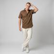 Combination Brown Shirt : Ditto