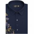 Combination Navy Blue Shirt : Ditto