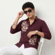 Combination Maroon Shirt : Ditto