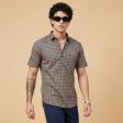 Combination Khakhi Shirt : Ditto