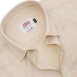 Self Design Cream Shirt : Ditto