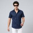Self Design Blue Shirt : Ditto