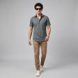 Self Design Dark Gray Shirt : Ditto