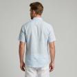 Plain Aqua Blue Shirt : Business