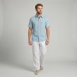 Plain Sea Green Shirt : Business