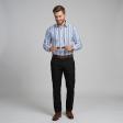 Stripes Dark Blue Shirt : Business