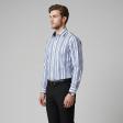 Stripes Dark Blue Shirt : Business