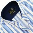 Stripes Dark Blue Shirt : Business