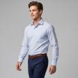 Stripes Light Blue Shirt : Business